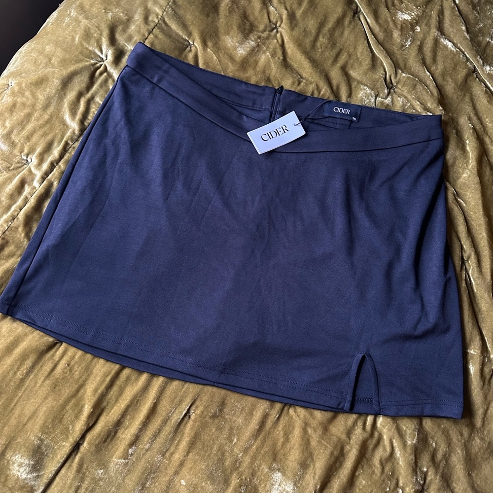 NWT Cider 1X black skater skort